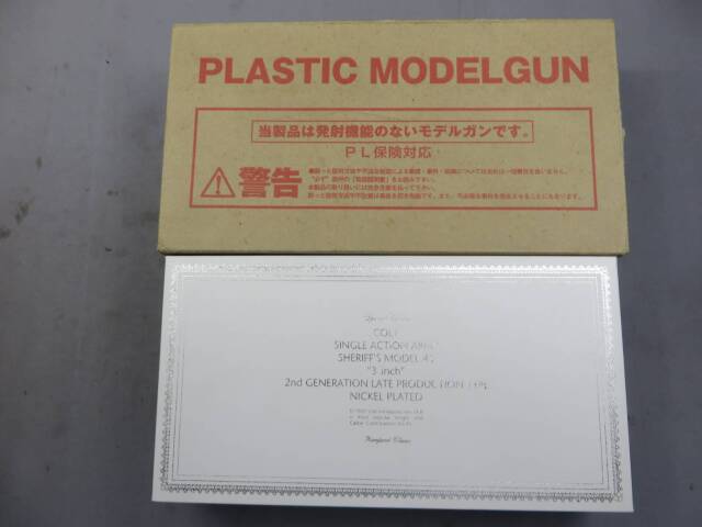 【ランパントクラシック】コルトSAA.45 3in シェリフモデル 2nd Gen Late Type ニッケル モデルガン