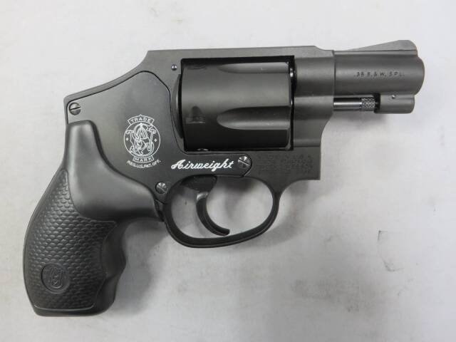 タナカ】S&W M442 AWニッケルフィニッシュ HOGUEラバーグリップ タナカ