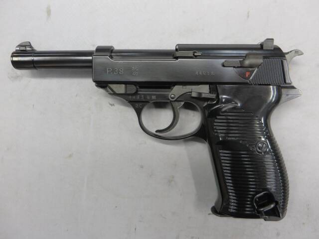 【マルゼン】ワルサーP38 ブラックメタル
