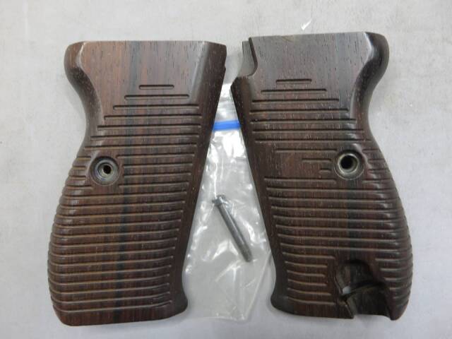 【不明】ワルサーP38 木製グリップ
