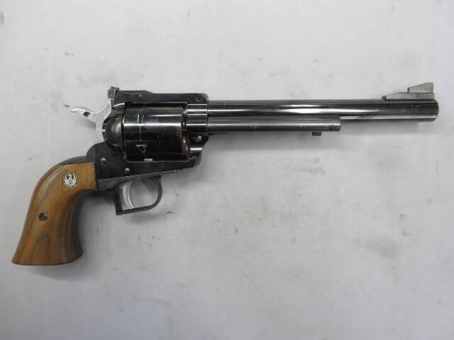 【マルシン】スーパーブラックホーク 7.5in  Wディープブラック 木製グリップ仕様 リアルXカートリッジ