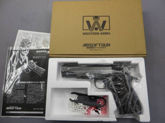 【ウエスタンアームズ】コルト ガバメント M1911A1ミリタリーモデル （ブラスト＆ソリッドフィニッシュ）