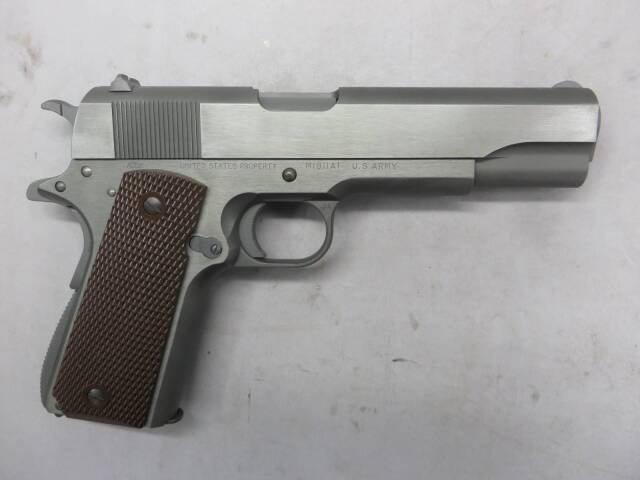 【ウエスタンアームズ】コルト ガバメント M1911A1ミリタリーモデル （ブラスト＆ソリッドフィニッシュ）