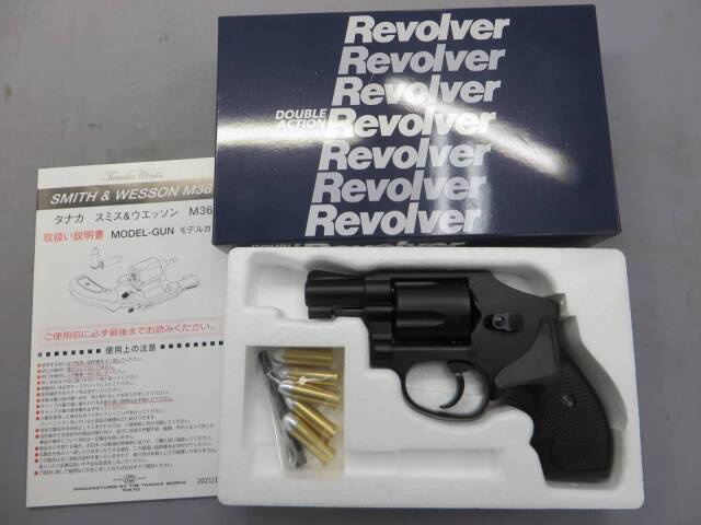 【タナカ】 S&W M442 センチニアル エアーウエイト HW Ver.2 モデルガン