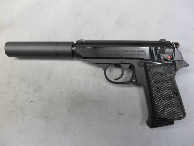 【マルゼン】ワルサー PPK/S ブラック・サイレンサー