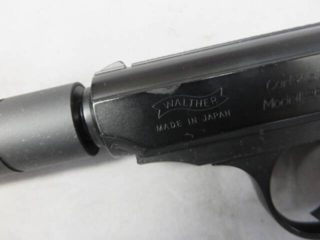 【マルゼン】ワルサー PPK/S ブラック・サイレンサー