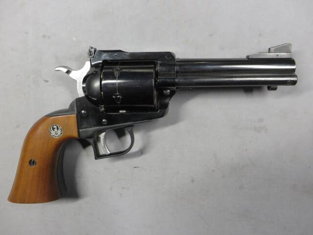 【マルシン】スーパーブラックホーク 4.62in 木製グリップ Wディープブラック リアルXカートリッジ