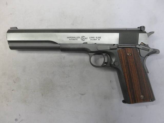 【ウエスタンアームズ】ハードボーラー ロングスライド カーボンブラック WA渋谷店別注