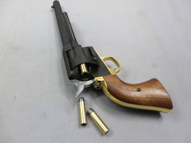 【マルシン】コルトSAA.45 キャバルリー ブラススタイル HW 木製グリップ Xカートリッジ