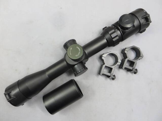 【HYUGA】SFB3-12×40 R&G ライフルスコープ・バトラーキャップ