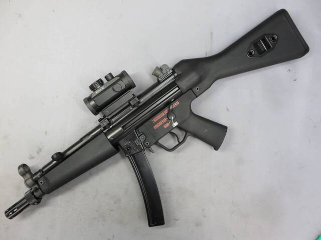 【WE】H&K MP5A2 GBB・ダットサイト・マウント・ガンケース