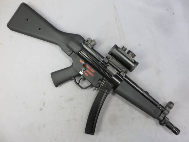 【WE】H&K MP5A2 GBB・ダットサイト・マウント・ガンケース