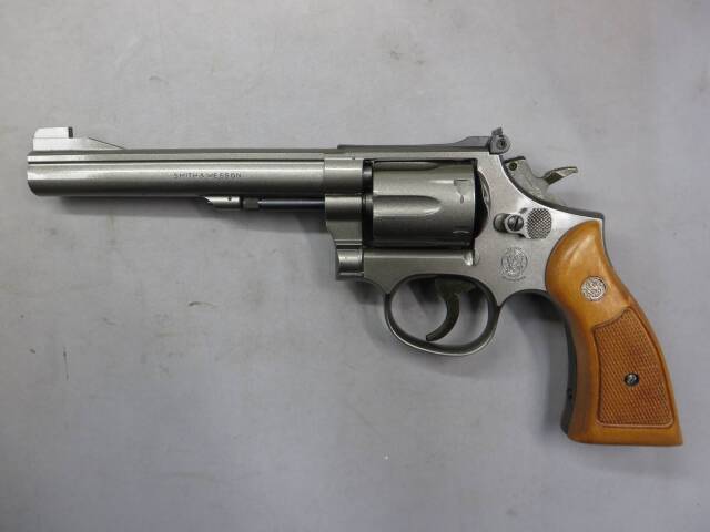 【ハートフォード】S&W M15 コンバットマスターピース 6in アップグレードモデル・木製グリップ モデルガン