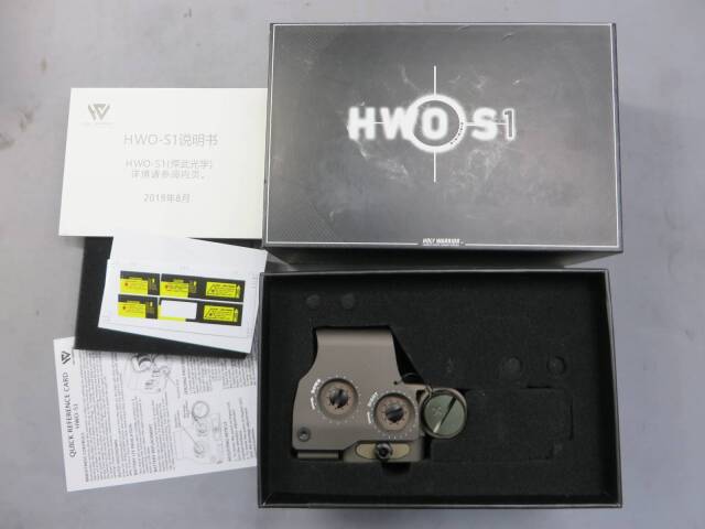 HOLY WARRIOR】SIGHT-1 HWO-REDDOT-S1 TAN・EOTech EXPS3 タイプ ホロ