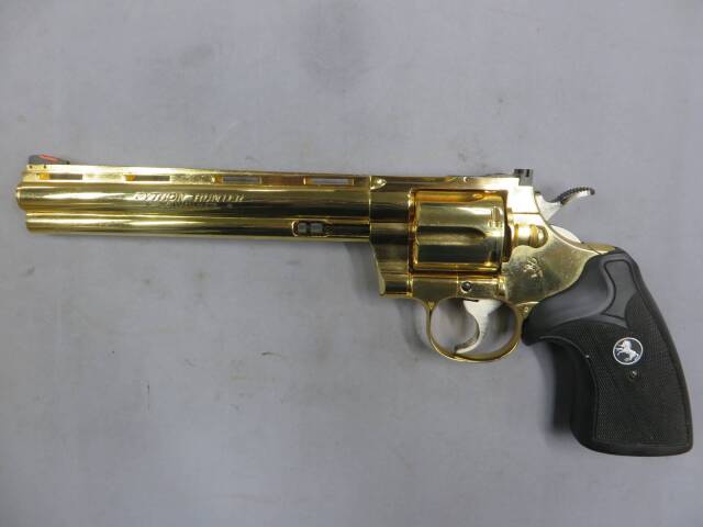 【コクサイ】ニュー コルト パイソン 8in No.361 24K SMG・金属モデルガン