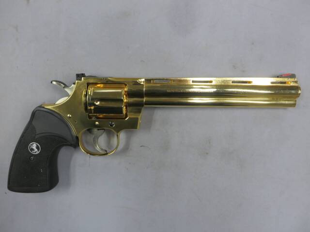 【コクサイ】ニュー コルト パイソン 8in No.361 24K SMG・金属モデルガン