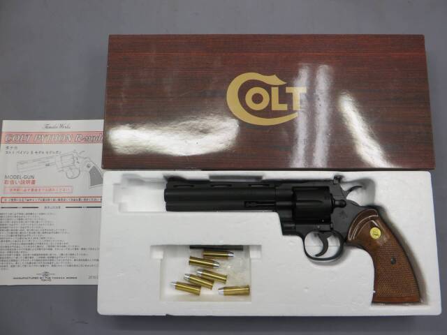 【タナカ】コルトパイソン.357mag 6in R-model HW モデルガン