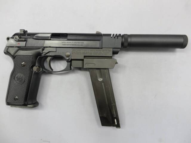 ジャンク WA ウエスタンアームズ ベレッタ M8045 クーガー 完売】WA【ベレッタ】M8045 クーガーF カーボンブラックHW