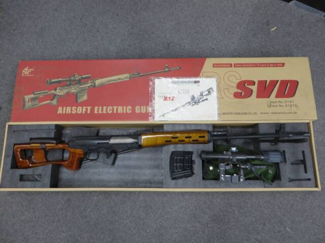 リアルソード】ドラグノフSVD / スコープ 電動ガン 