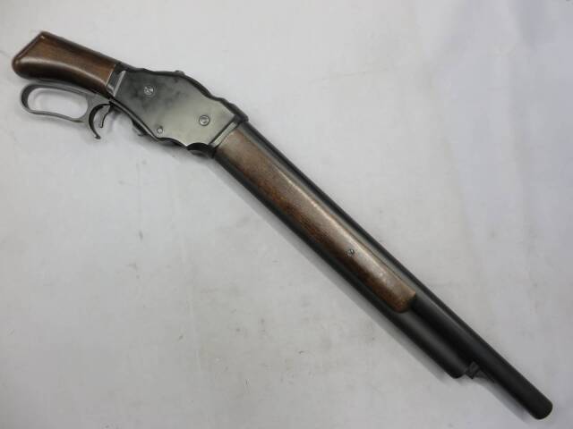 【マルシン】M1887 ショート 木製ストック ブラック ABS