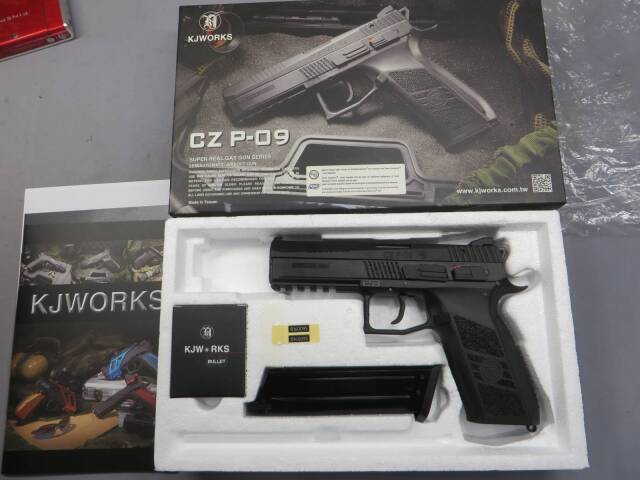 KJワークス】CZ P-09 Duty ブラック・メタルスライド