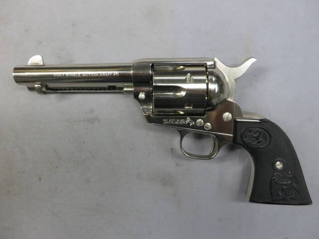 【タナカ】コルトSAA.45 2nd Gen 4 3/4 シビリアン  ニッケルフィニッシュ ペガサス2