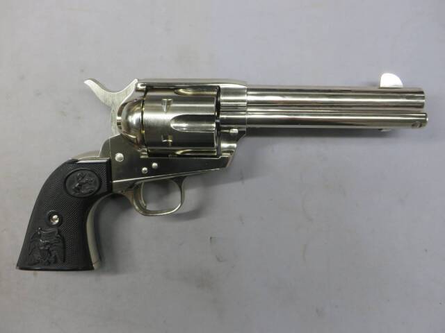 【タナカ】コルトSAA.45 2nd Gen 4 3/4 シビリアン  ニッケルフィニッシュ ペガサス2