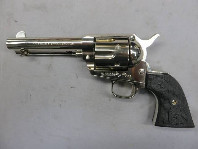 【タナカ】コルトSAA.45 DC シビリアン　ニッケルフィニッシュ