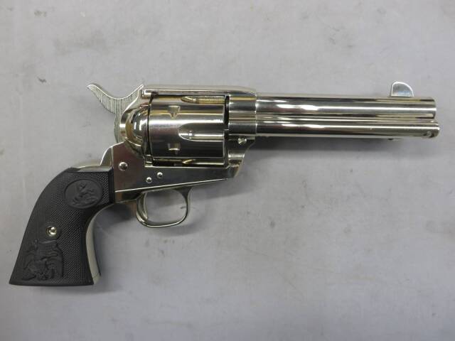 【タナカ】コルトSAA.45 DC シビリアン　ニッケルフィニッシュ