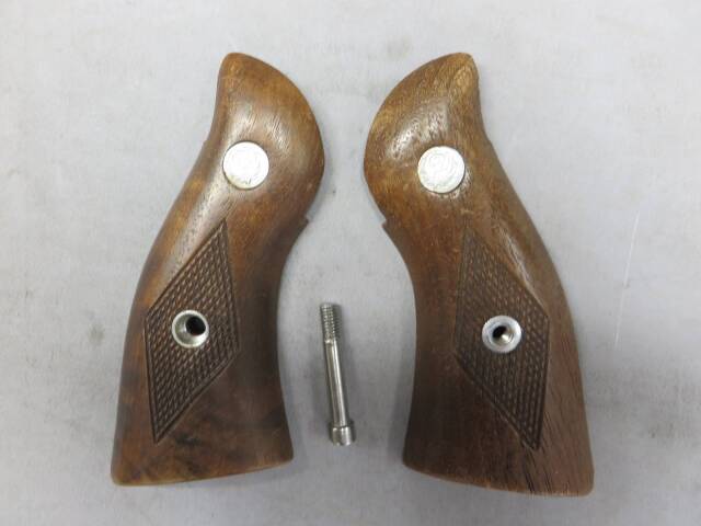 【不明】ルガー セキュリティシックス 木製グリップ