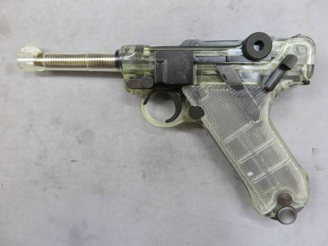 【タナカ】ルガーP08 4in スケルトン