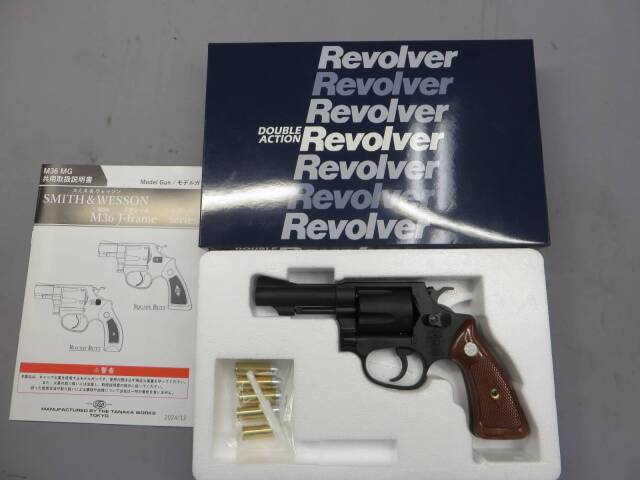 【タナカ】S&W M36 3in HW SQUARE BUTT Ver.2   モデルガン