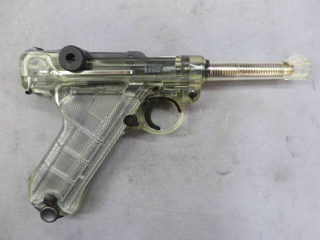 【タナカ】ルガーP08 4in スケルトン