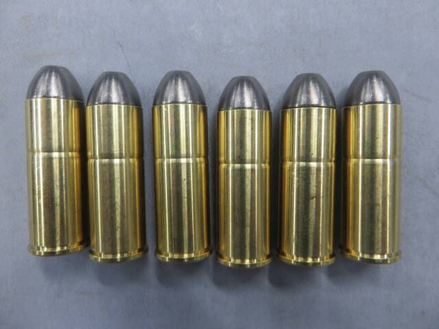 【東京マルイ】SAA.45 シビリアン ブラック エアーリボルバーPRO・木製グリップ・ダミーカート