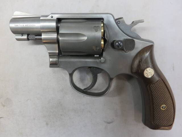 【マルシン】S&W M10 2in エクセレント HW　木目調プラグリップ仕様 リアルXカートリッジ