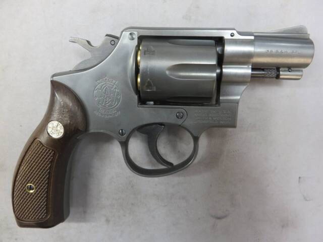 【マルシン】S&W M10 2in エクセレント HW　木目調プラグリップ仕様 リアルXカートリッジ