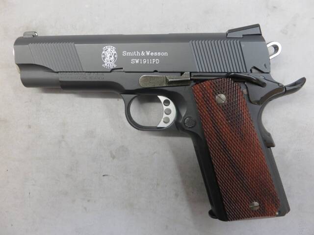 【WA】S&W SW1911PD 4•1/4【箱なし本体のみ】わずかにガス漏れ有 WA】S&W SW1911PD 4•1/4【箱なし本体のみ】わずかにガス漏れ有 【公式