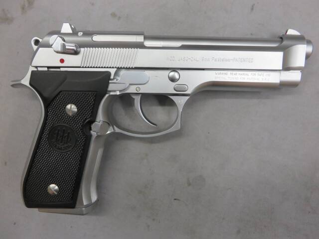 【KSC】M92 INOX・ベレッタ刻印グリップ