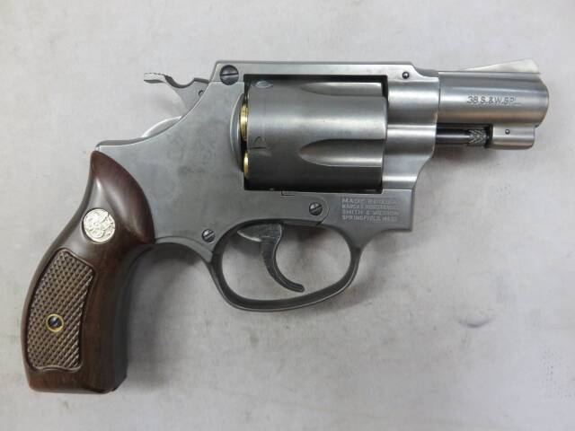 【マルシン】S&W M36 2in エクセレント HW 木目調プラサービスグリップ  リアルXカート