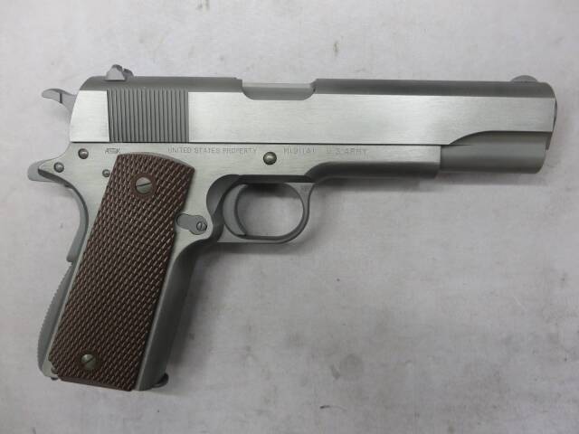 【ウエスタンアームズ】コルト ガバメント M1911A1ミリタリーモデル （ブラスト＆ソリッドフィニッシュ）