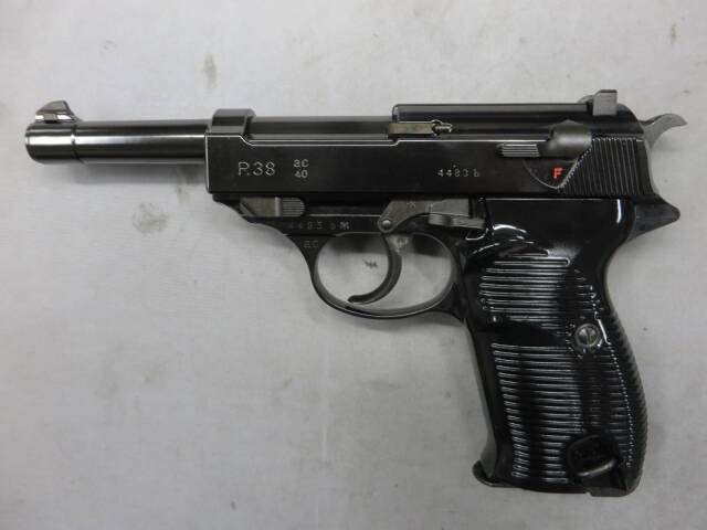 【マルゼン】ワルサーP38 ブラックメタル