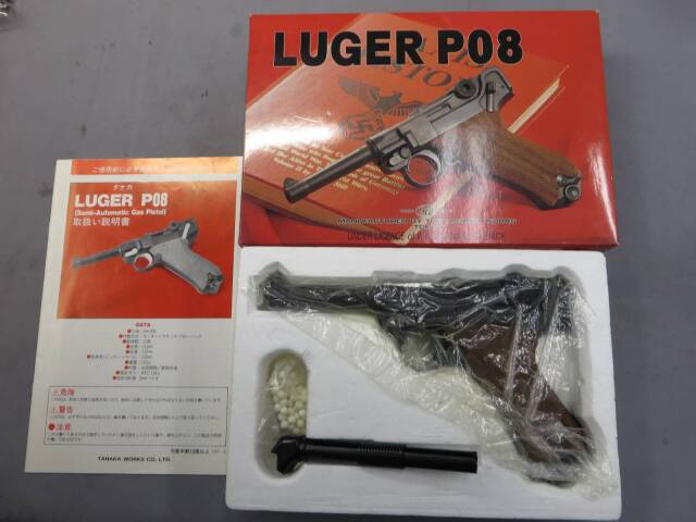 タナカ】ルガーP08 4in Mauser S/42 Code.K Date 1934 HW・木製グリップ