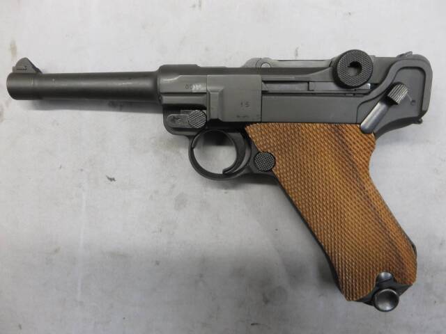【タナカ】ルガーP08 4in Mauser S/42 Code.K Date 1934 HW・木製グリップ