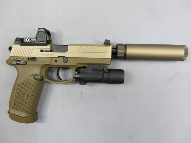 【東京マルイ】FNX-45 タクティカル / ダットサイト・タクティカルサイレンサー・CQフラッシュ