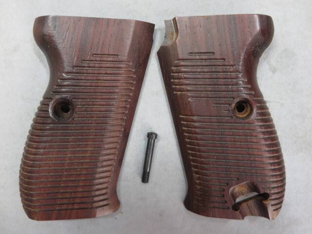 【不明】ワルサーP38 木製グリップ