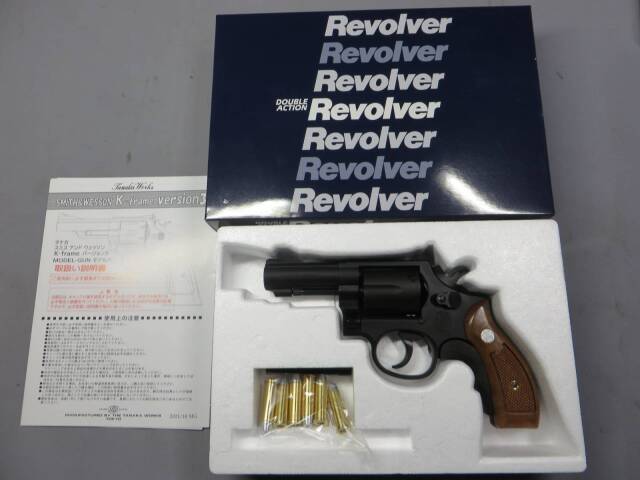 【タナカ】S&W M13 FBIスペシャル　3in HW Ver.3  モデルガン