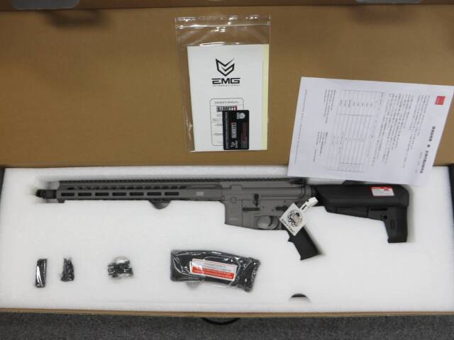 【KRYTAC】 EMG BARRETT REC7 DI CARBINE TUNGSTEN (KTAEG-BREC7C-TGN) 電動ガン