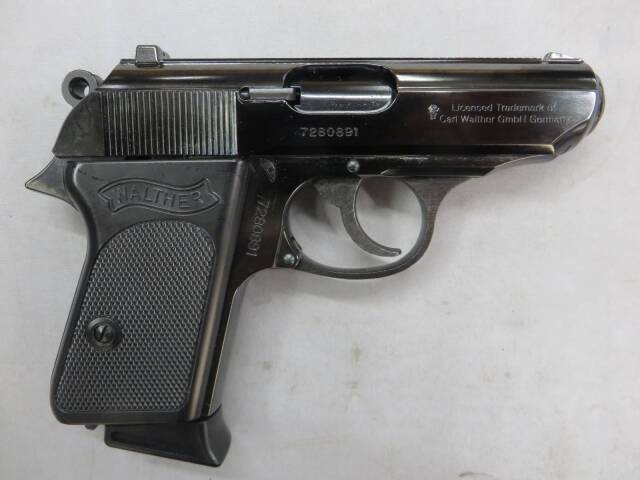 【マルシン】ワルサーPPK Wディープブラック モデルガン