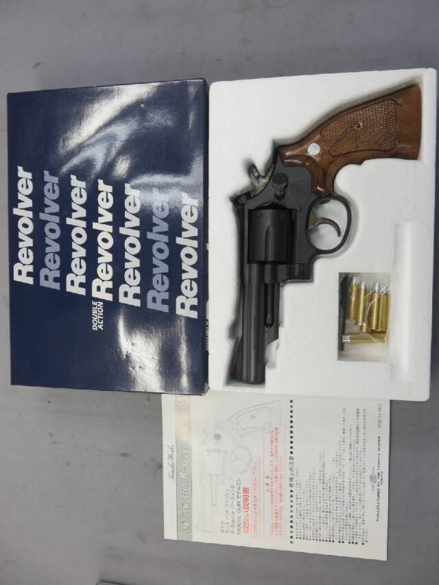 【タナカ】S&W M19 コンバットマグナム 4in HW Ver.3 カスタム   モデルガン