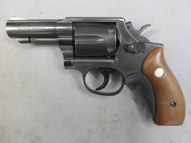【コクサイ】S&W M10 3in .38スペシャル FBIスペシャル HW スムースタイプ 木製グリップ付 No.199  モデルガン